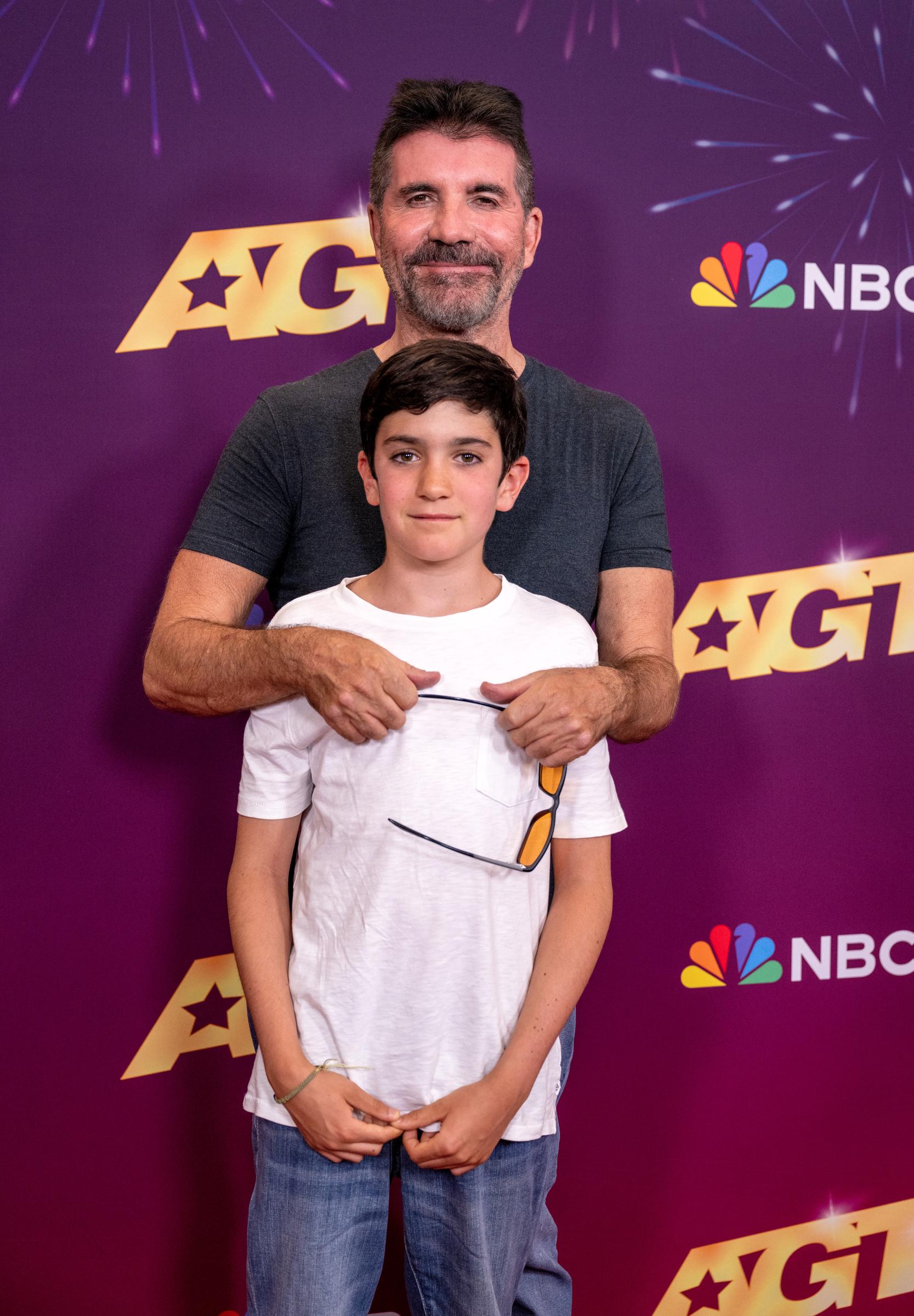 Simon and Eric Cowell at the