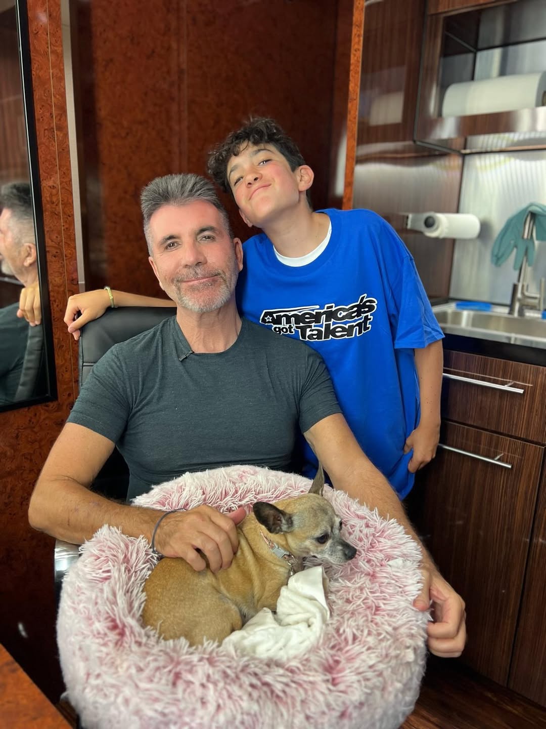 Simon and Eric Cowell from a post dated August 28, 2025 | Source: Instagram/simoncowell