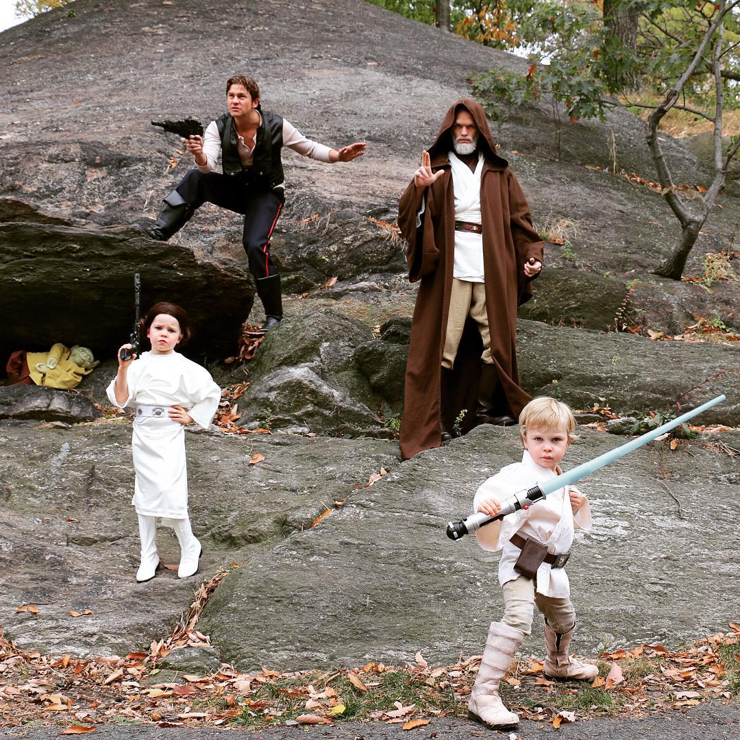 Neil Patrick Harris and his family from a post dated October 31, 2015. | Source: Instagram/nph