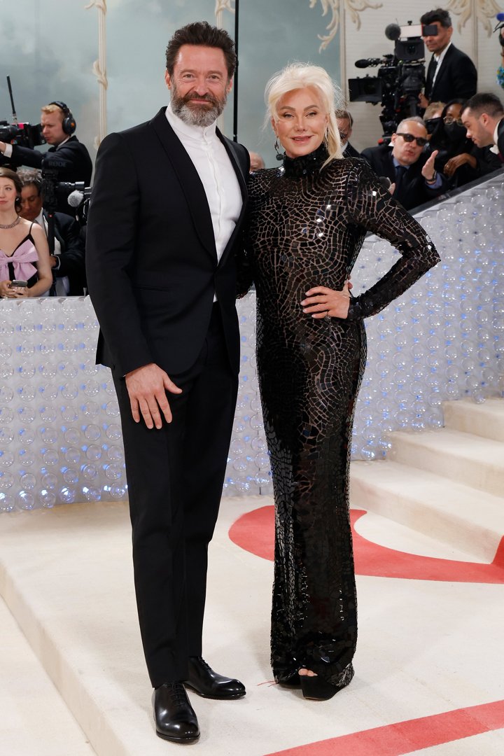 Hugh Jackman and Deborra-Lee Furness attend the Costume Institute Benefit celebrating 