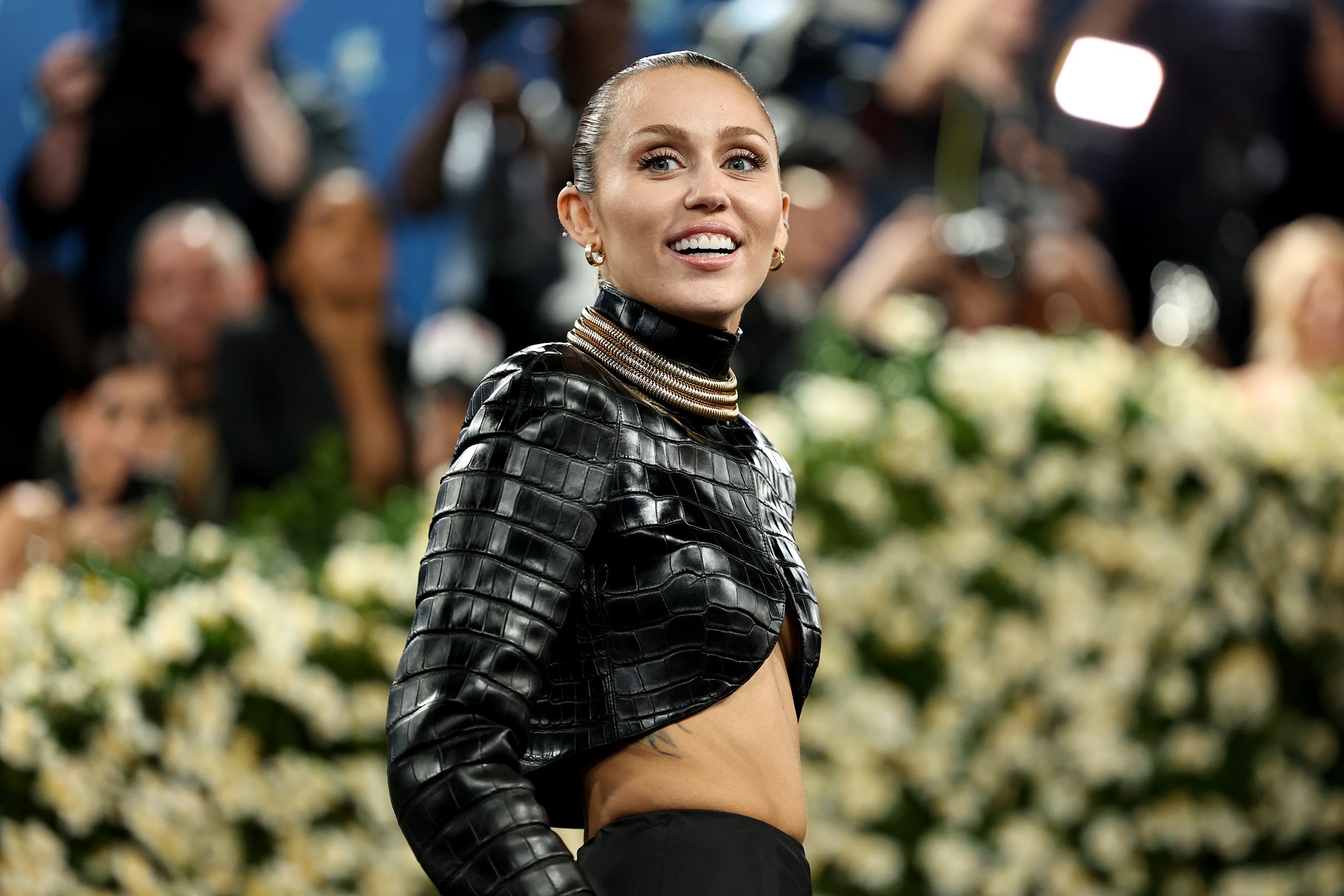 Miley Cyrus attends the Met Gala Celebrating