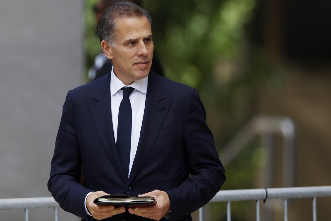 Hunter Biden departs from the J. Caleb Boggs Federal Building in Wilmington, Delaware, on June 10, 2024 | Source: Getty Images