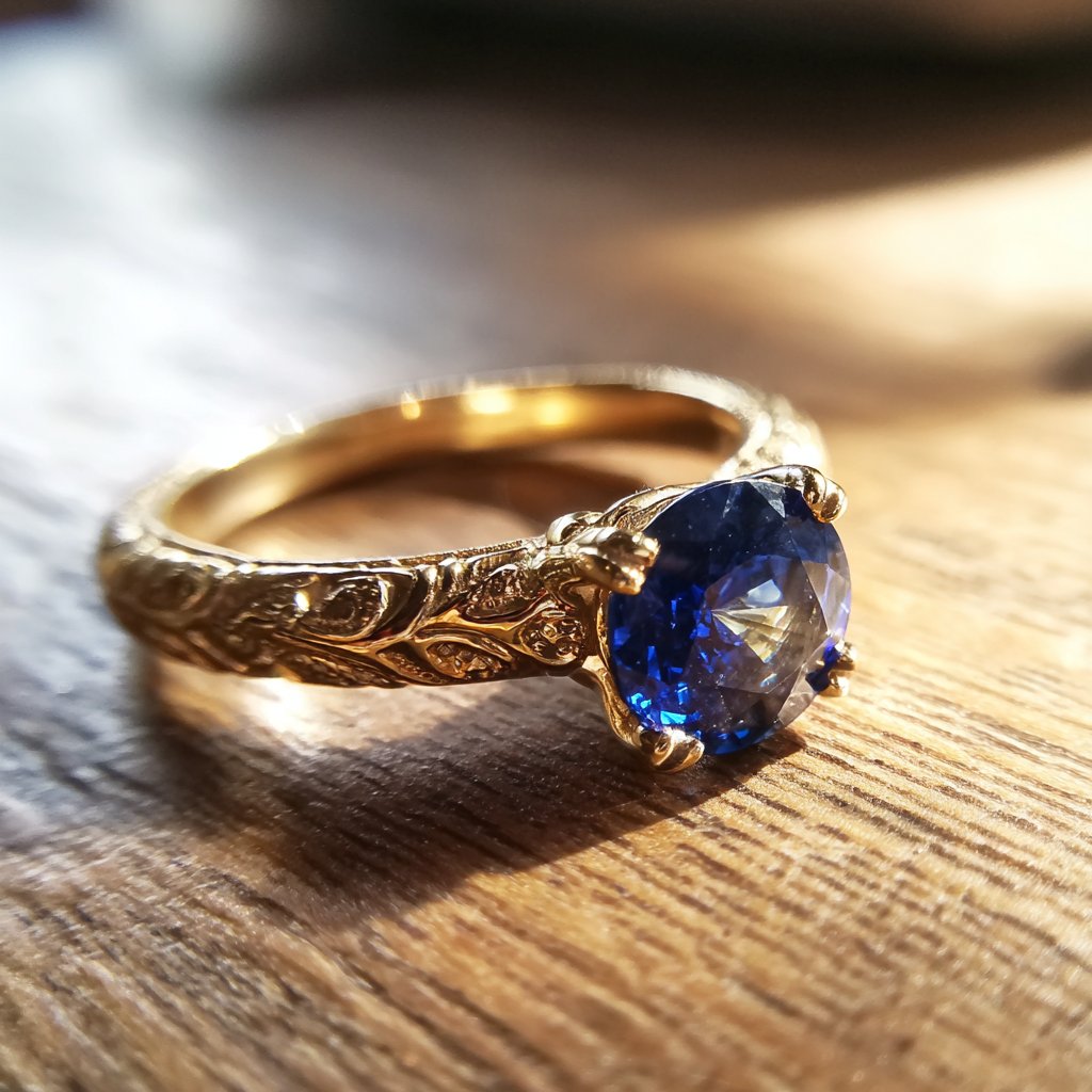 A ring on a table | Source: Midjourney