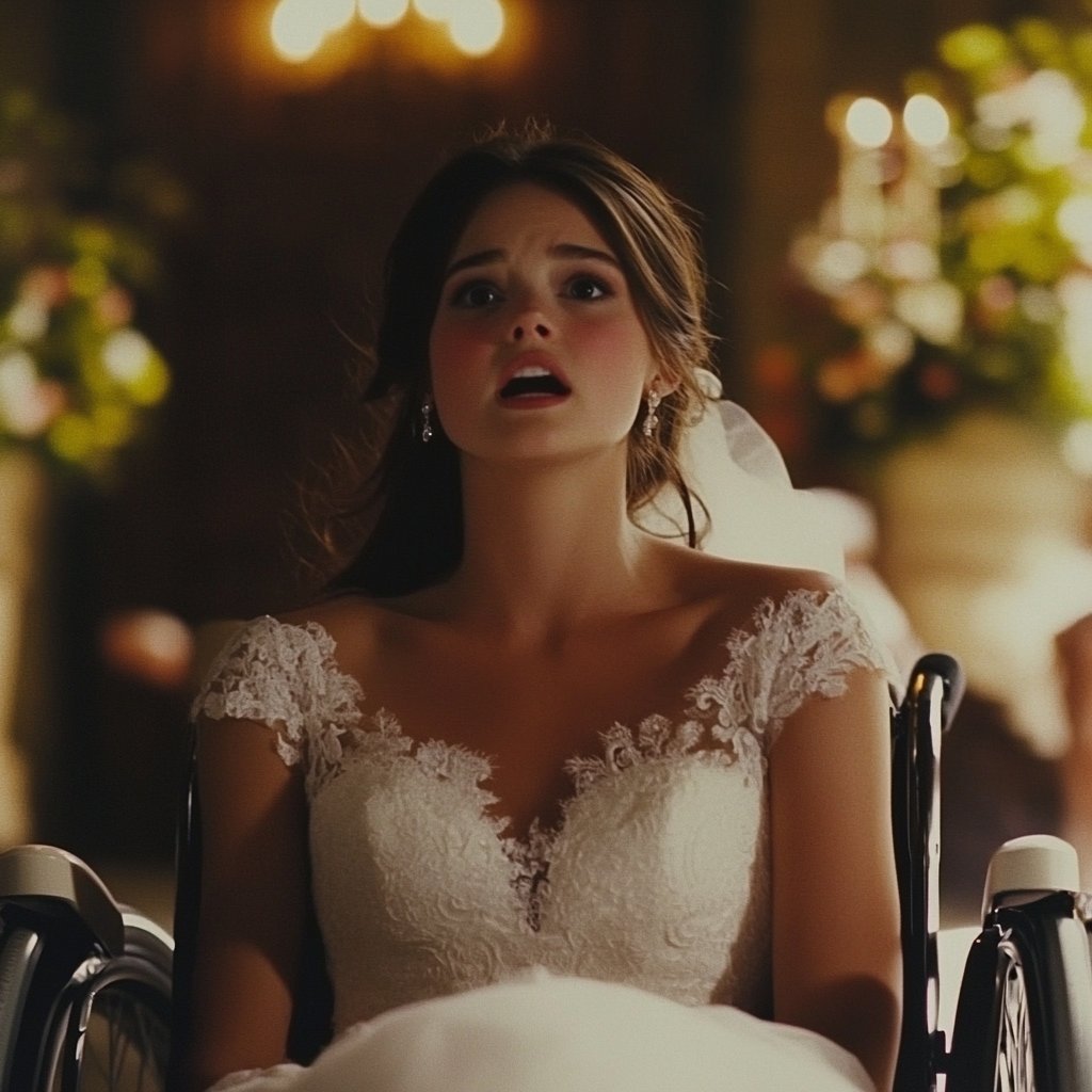 An utterly shaken bride | Source: Midjourney