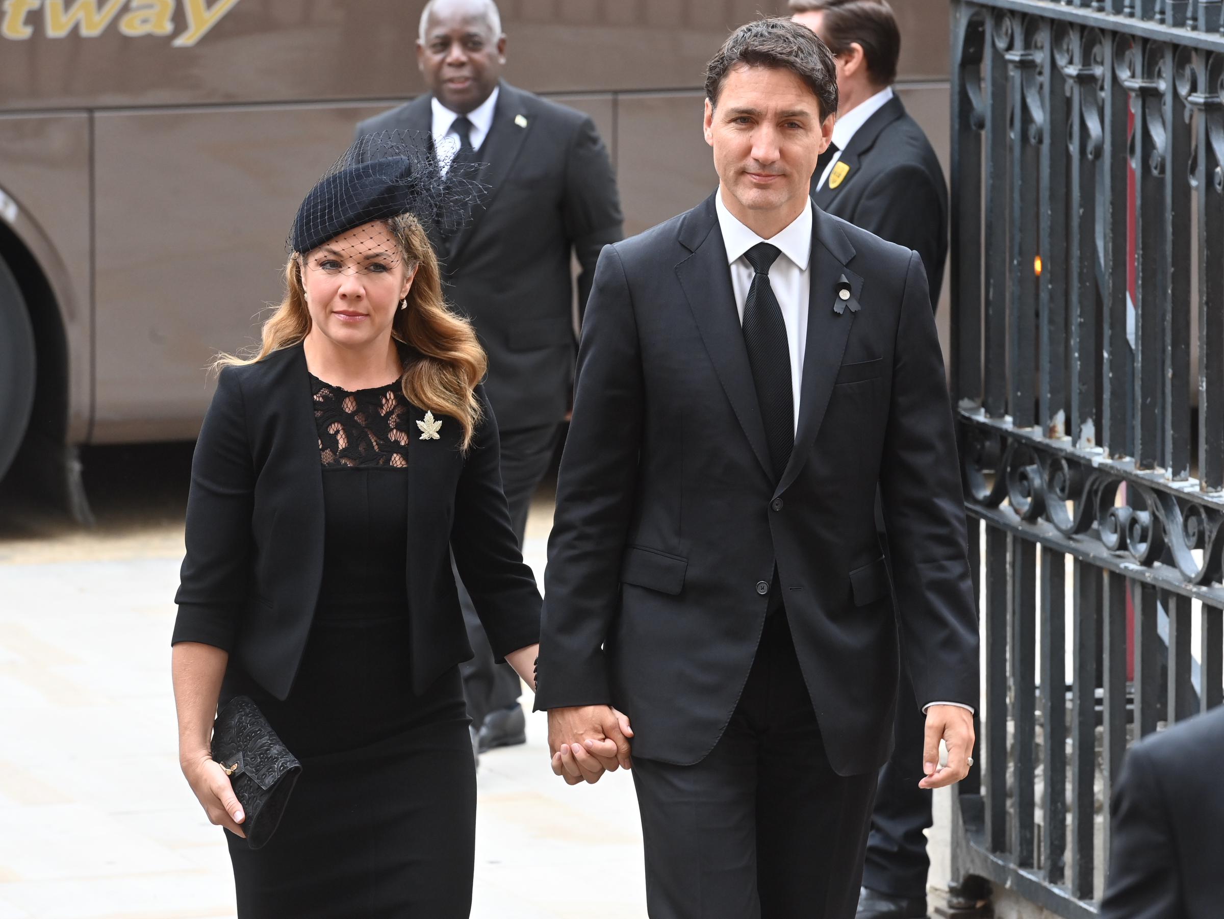 Sophie Grégoire Trudeau and Justin Trudeau attend Queen Elizabeth II's State Funeral at Westminster Abbey in London, England on September 19, 2022. |  Source: Getty Images