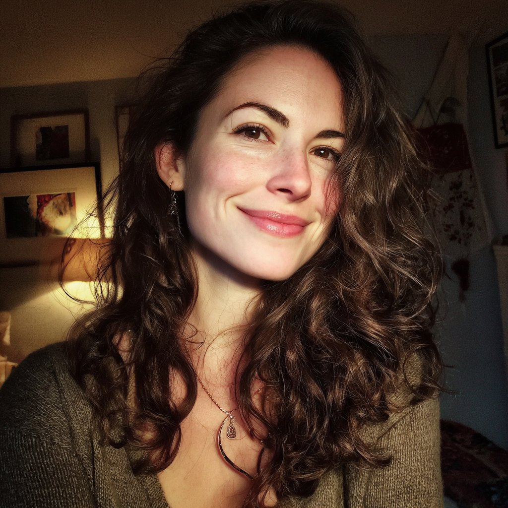 A close-up of a smiling woman | Source: Midjourney