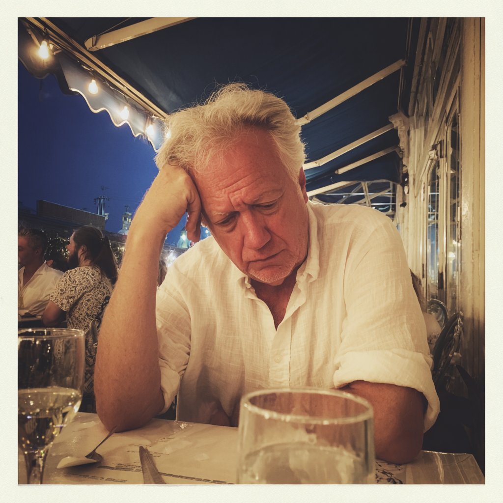 An upset older man | Source: Midjourney