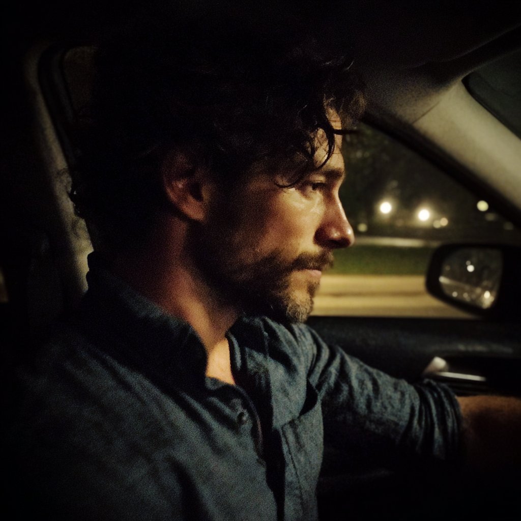 A man driving a car | Source: Midjourney