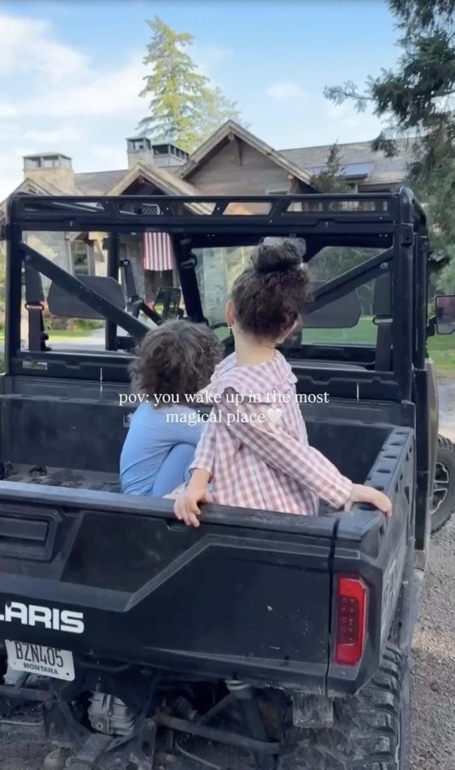 Nara and Lucky Smith's daughter Rumble and son Slim, seen in a post dated August 8, 2025 | Source: Instagram/naraaziza