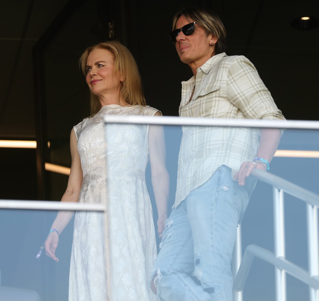 Nicole Kidman and Keith Urban at the FIFA Club World Cup 2025 group D match on June 20, 2025, in Nashville, Tennessee | Source: Getty Images