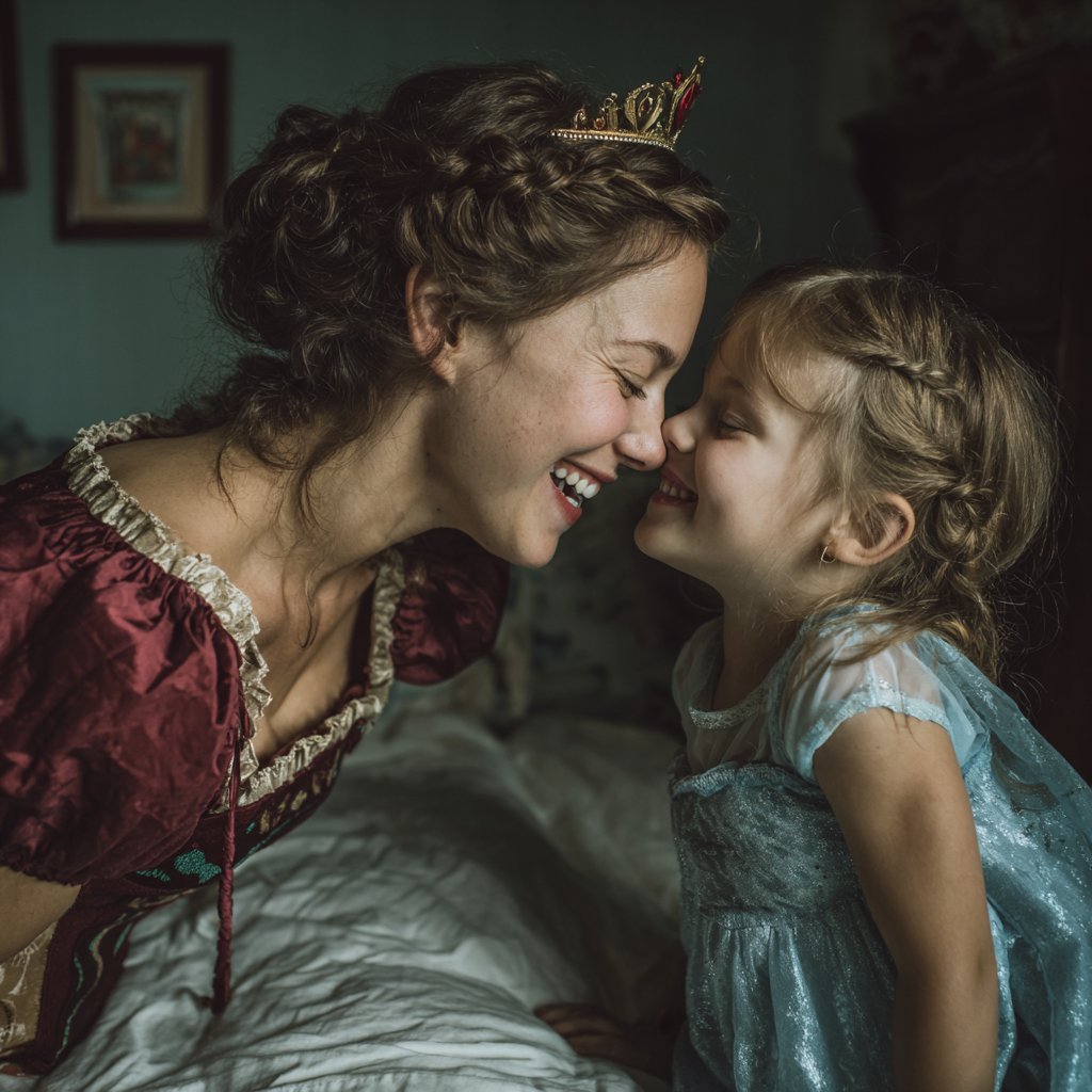 A mother bonding with her daughter | Source: Midjourney