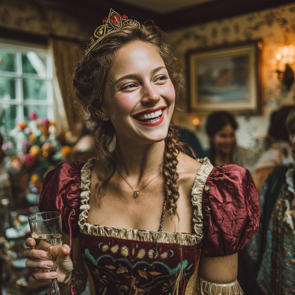 A happy woman making a speech | Source: Midjourney
