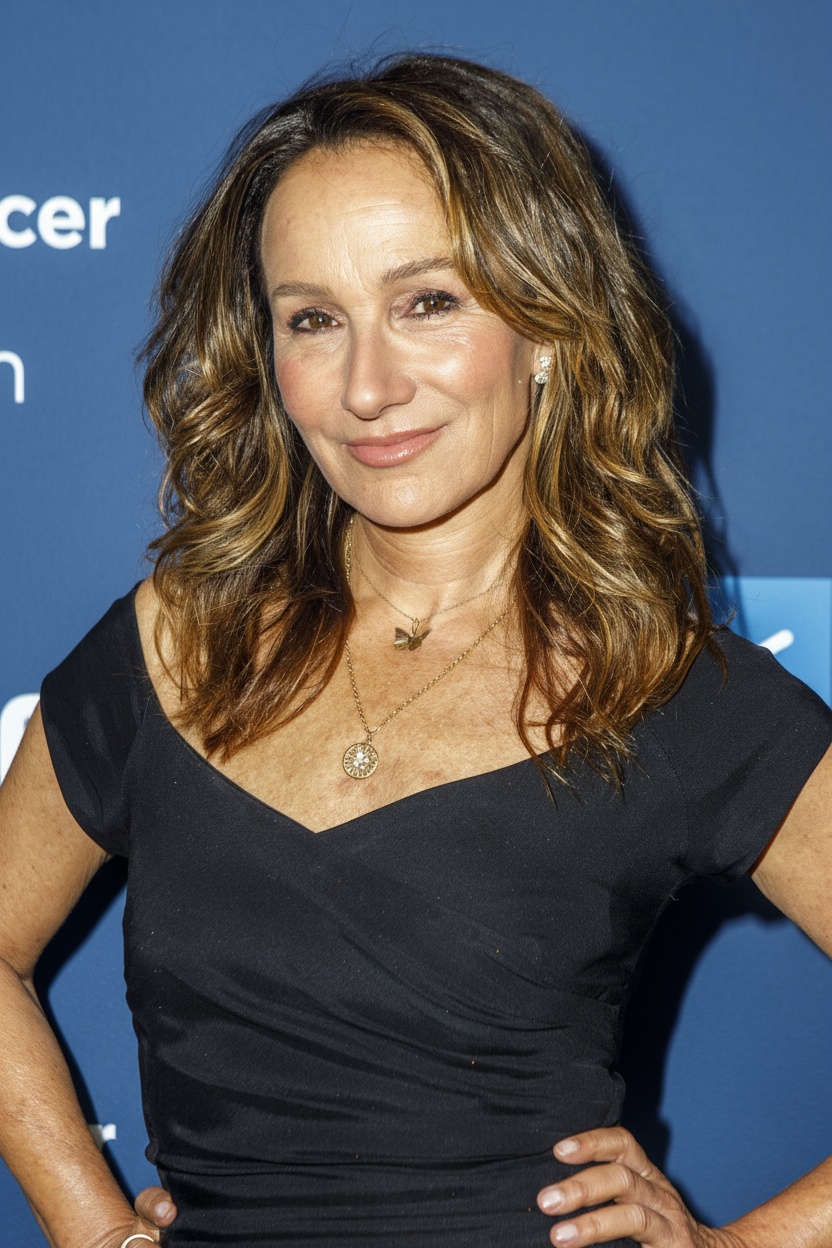 What Jennifer Grey would've looked like without her nose job at the same event as above | Source: Google Nano Banana
