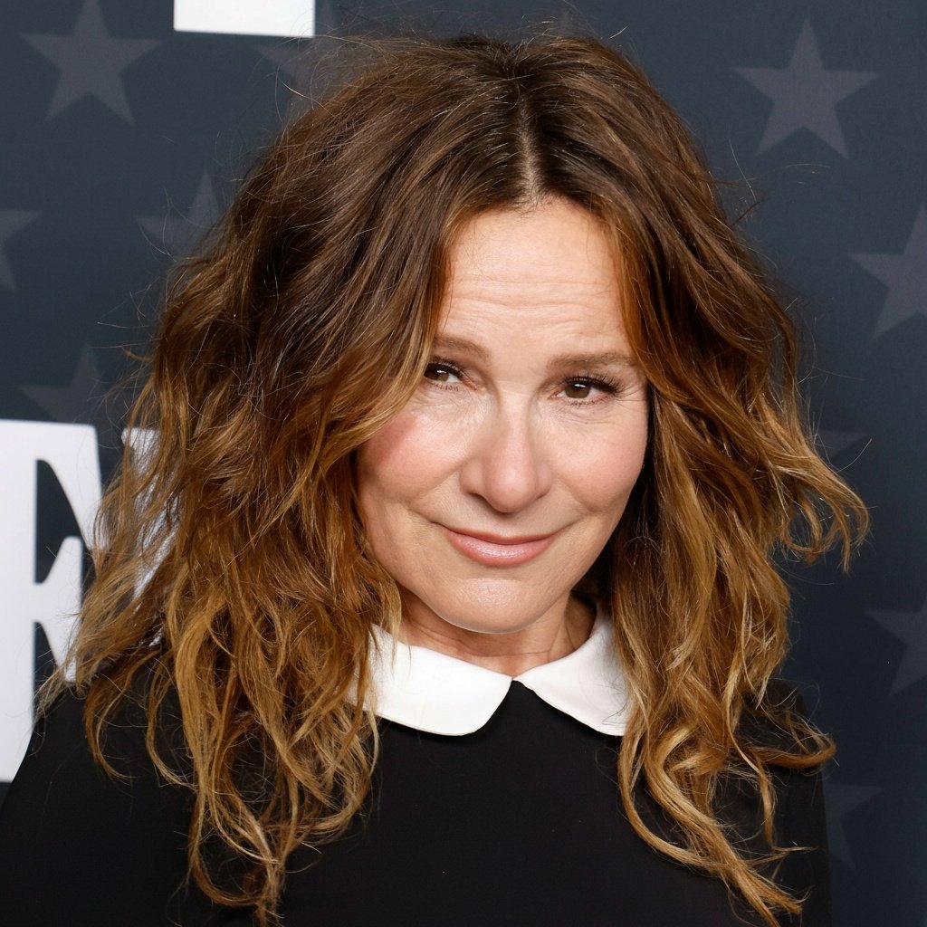 What Jennifer Grey would've looked like without her nose job at the same event as above | Source: Google Nano Banana