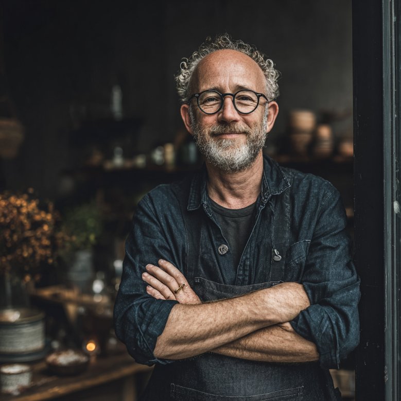 A happy café owner | Source: Midjourney