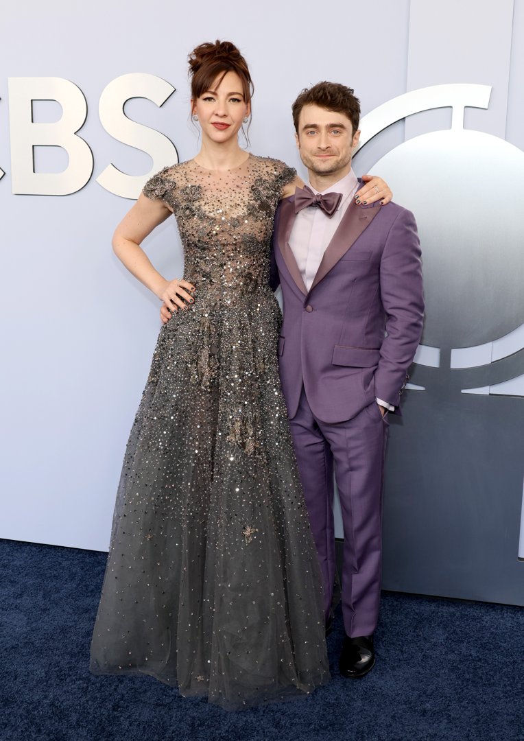 Erin Darke and Daniel Radcliffe at the 77th Annual Tony Awards on June 16, 2024, in New York. | Source: Getty Images