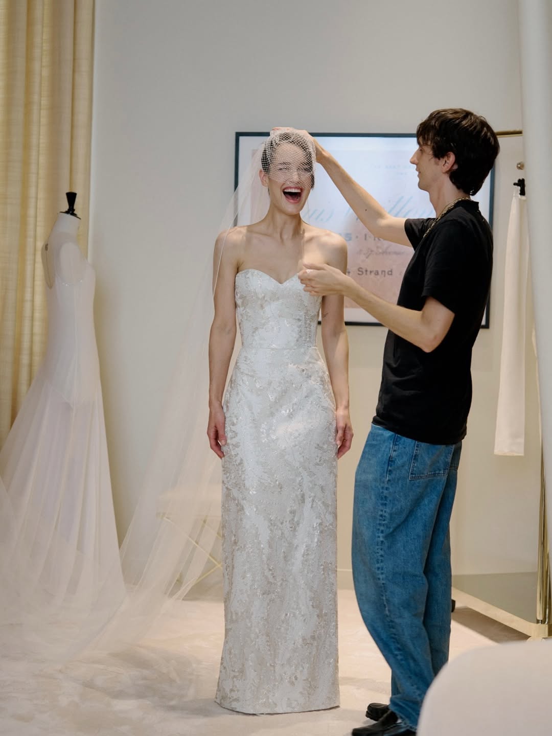 Kate Harrison in a wedding gown from a post dated September 3, 2025. | Source: Instagram/thekateharrison