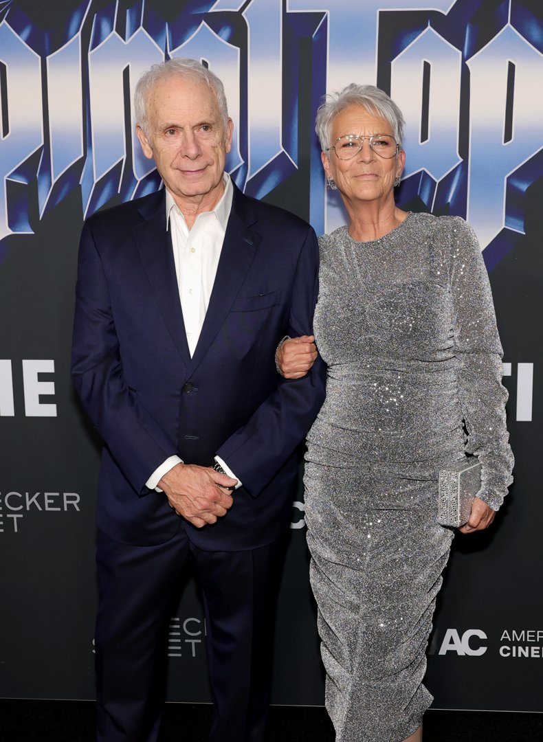 Christopher Guest and Jamie Lee Curtis at the premiere of