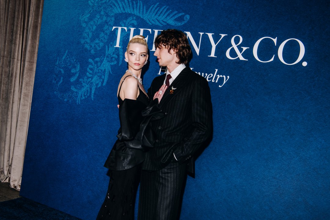 Anya Taylor-Joy and Malcolm McRae at the Tiffany Blue Book Gala on April 25, 2025, in New York. | Source: Getty Images
