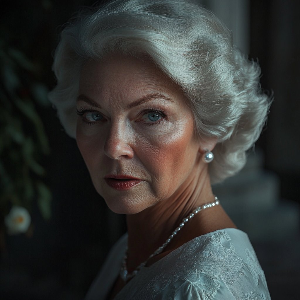 A sad senior woman | Source: Midjourney