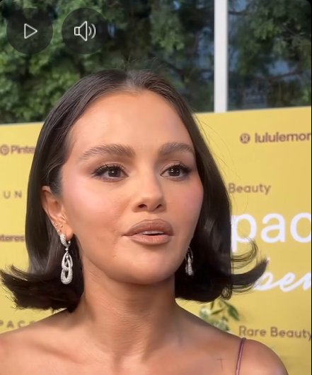Selena Gomez in an interview at the event, as seen from a video dated October 29, 2025. | Source: Facebook Reel/People