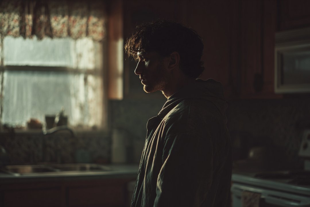 A man standing in a kitchen | Source: Midjourney