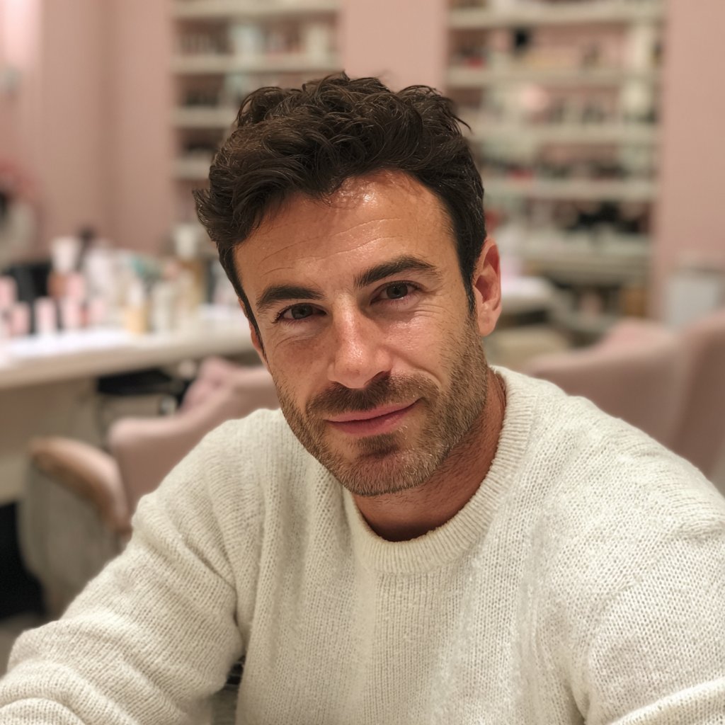 A close-up of a smiling man | Source: Midjourney