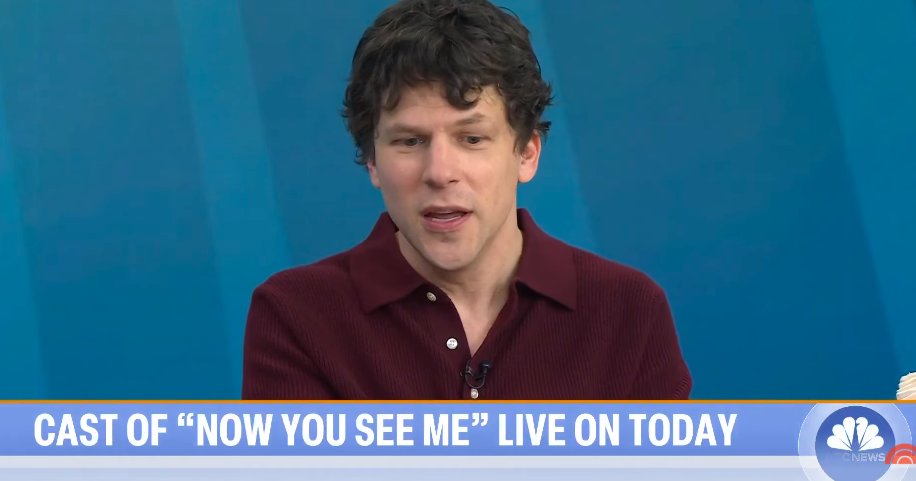 Jesse Eisenberg speaking about the vital organ donation he is set to do. | Source: YouTube/Today