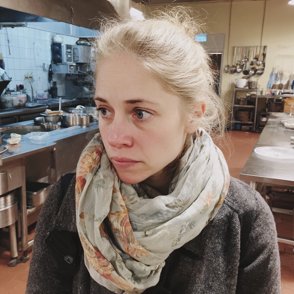 A woman wearing a gray coat | Source: Midjourney