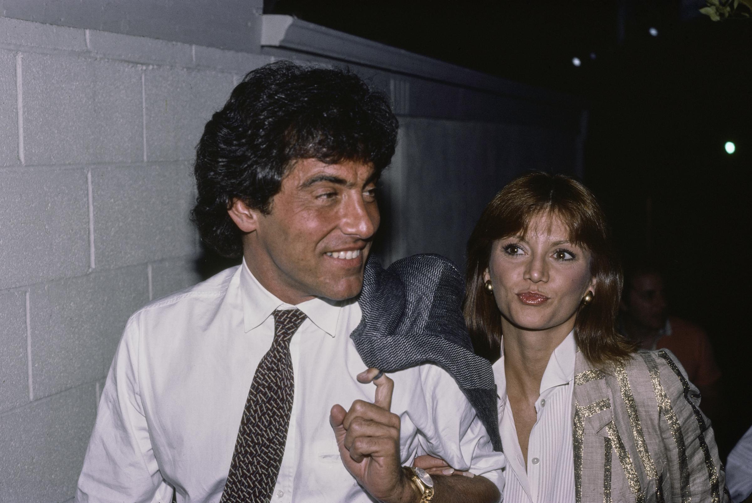 Harry Glassman and Victoria Principal in the United States, circa 1983 | Source: Getty Images