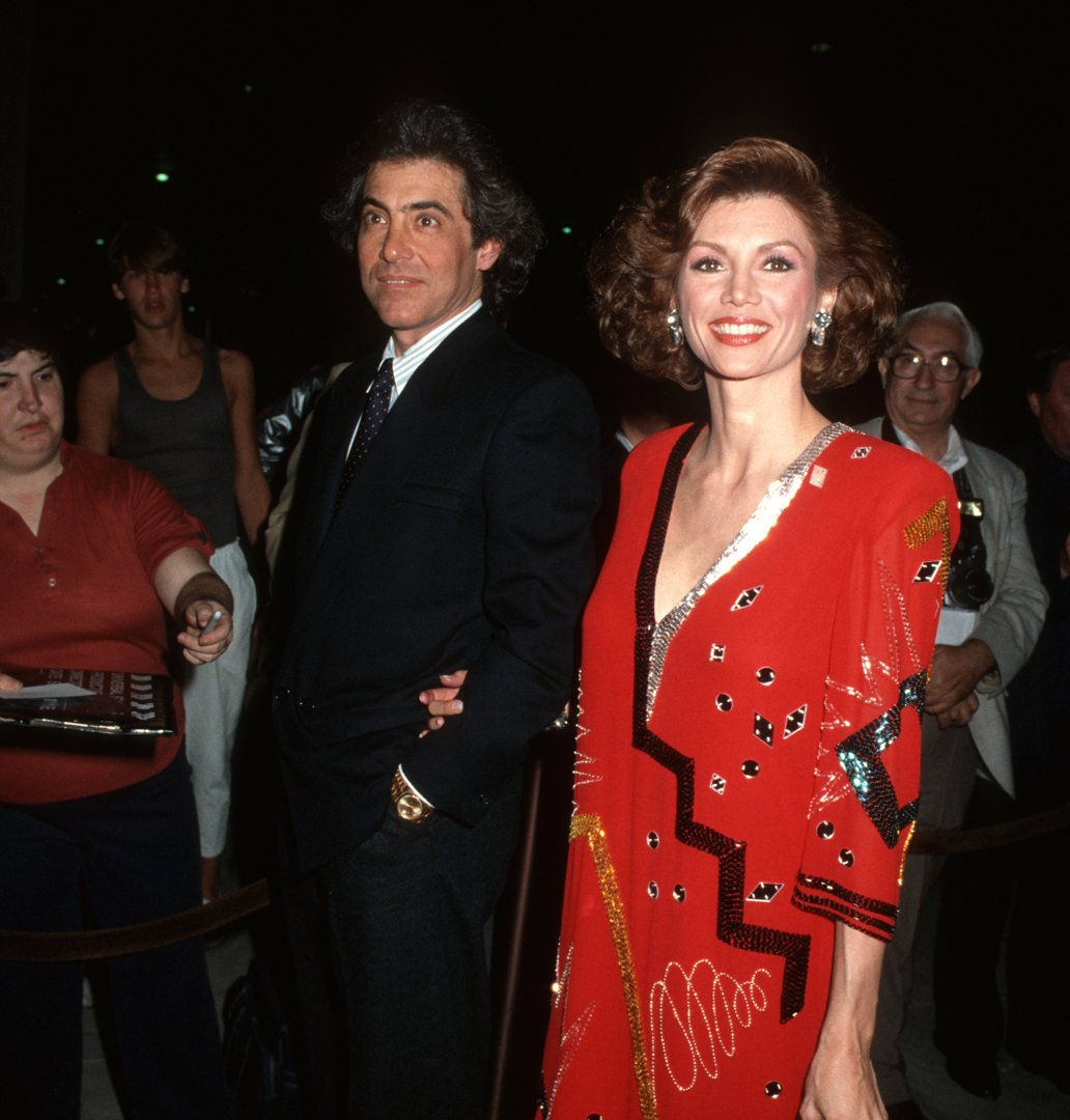 Harry Glassman and Victoria Principal at Samuel Goldwyn Theater | Source: Getty Images