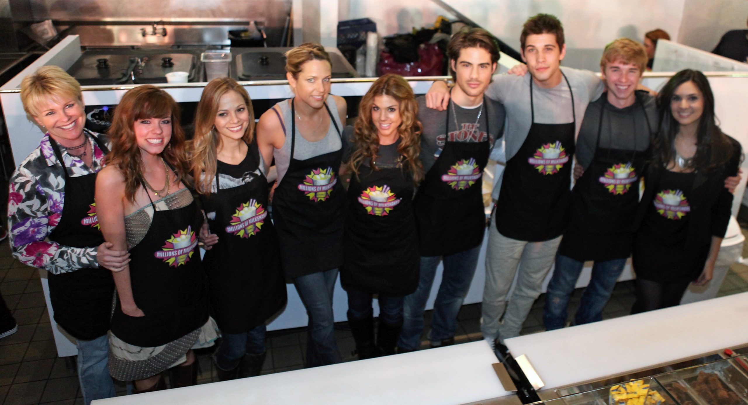 Judi Evans, Molly Burnett, Tamara Braun, Arianne Zucker, Kate Mansi, Francisco San Martin, Casey Jon Deidrick, Chandler Massey, and Camila Banus attend 