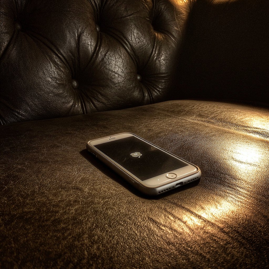A cellphone on a couch | Source: Midjourney