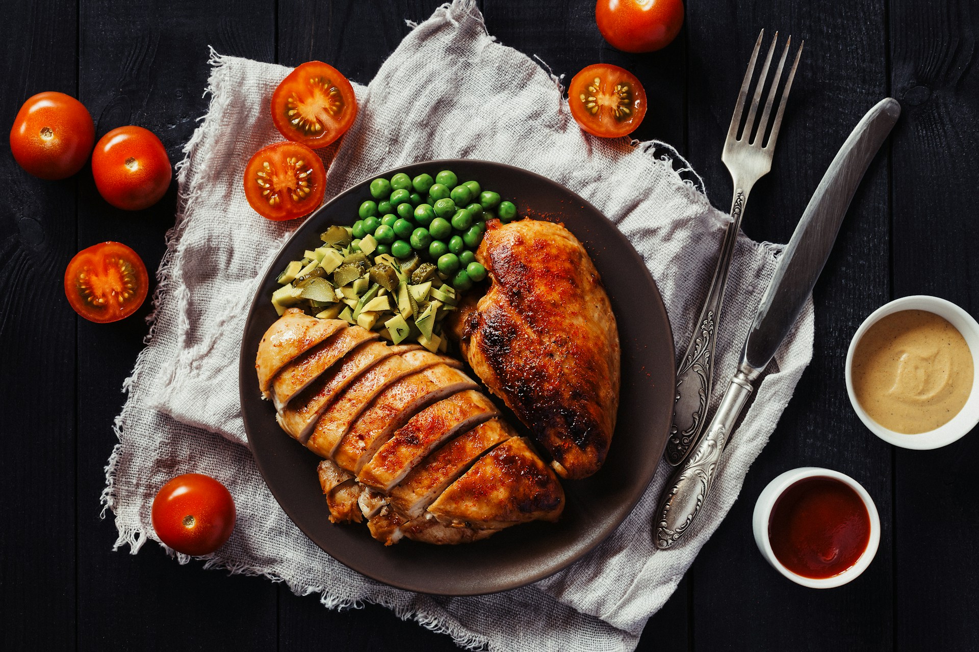A table set with dinner | Source: Unsplash