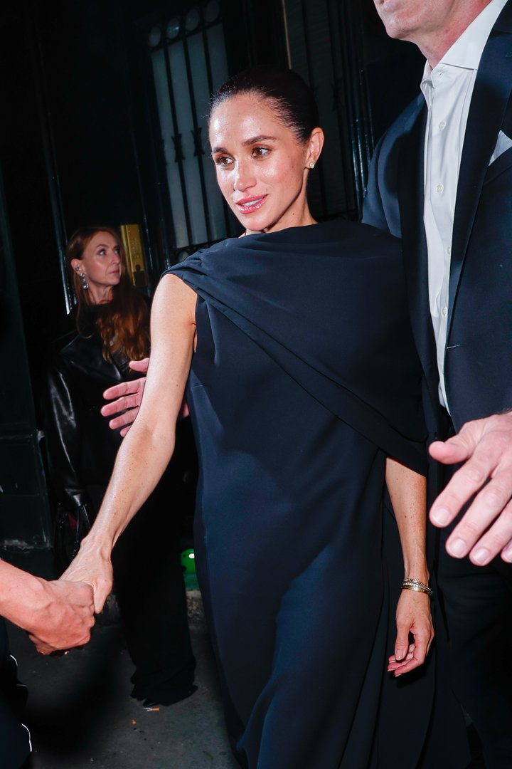 Meghan Markle is seen during the Womenswear Spring Summer 2026 in Paris, France | Source: Getty Images