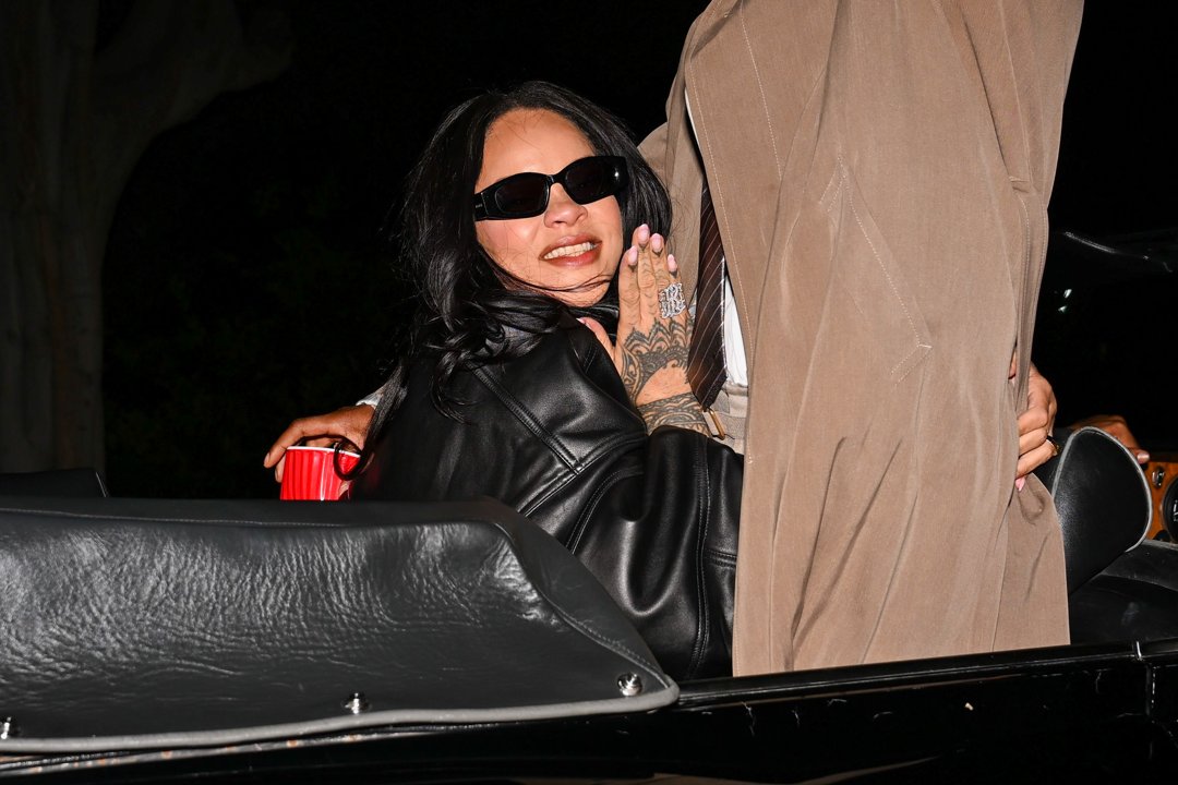 Rihanna and A$AP Rocky spotted out in Los Angeles, California on October 3, 2025. | Source: Getty Images