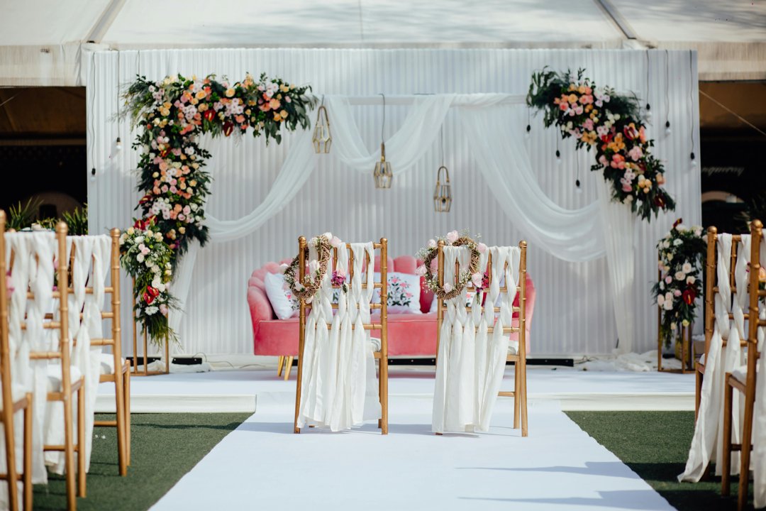 A garden wedding venue | Source: Pexels