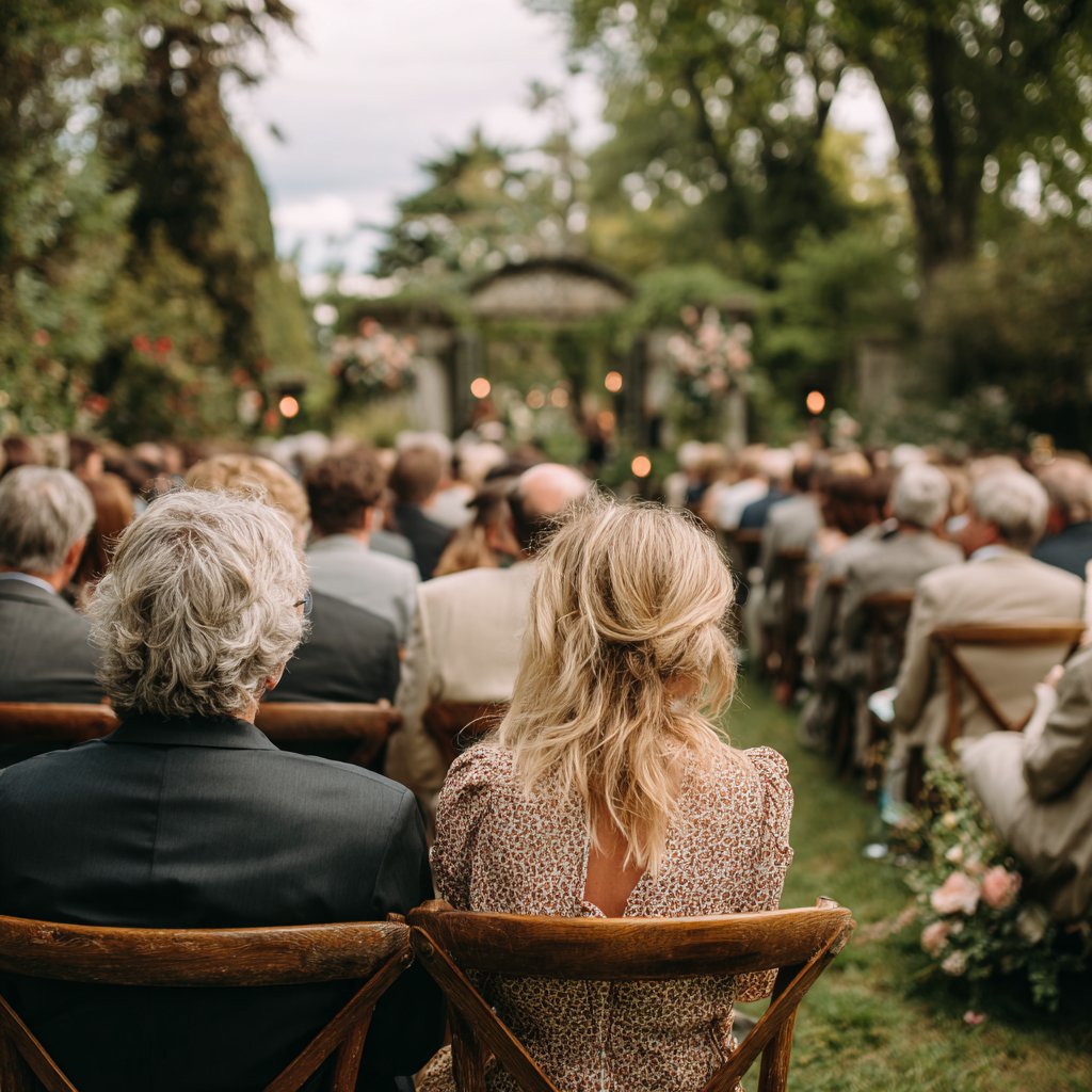 Guests at a wedding | Source: Midjourney