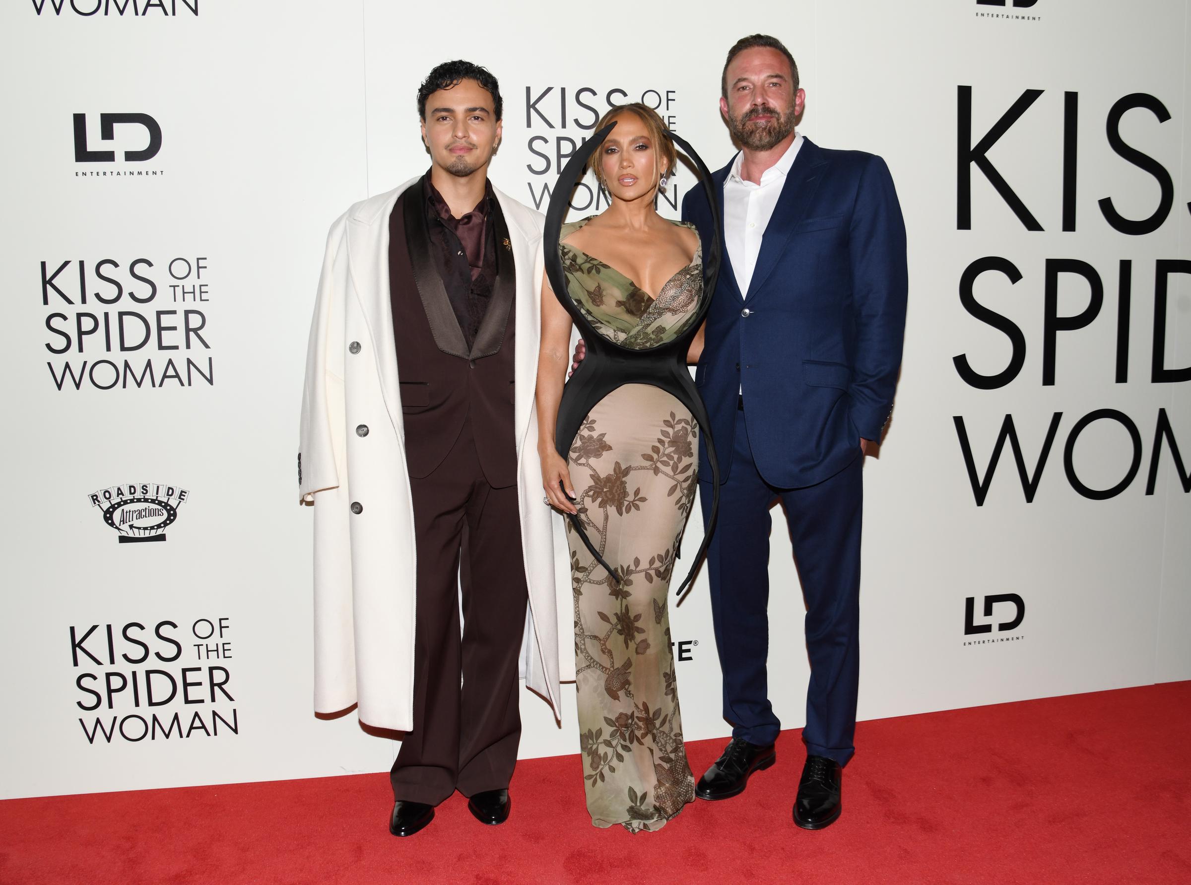 Tonatiuh, Jennifer Lopez, and Ben Affleck are seen at the 