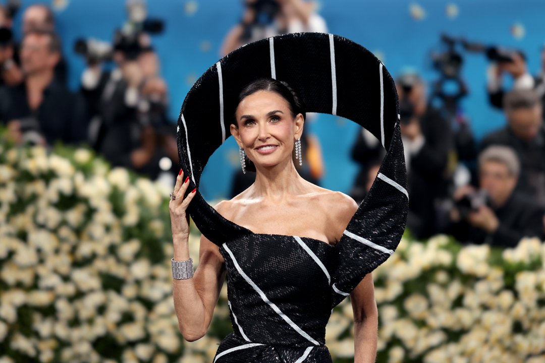 Demi Moore attends the 2025 Met Gala celebrating 