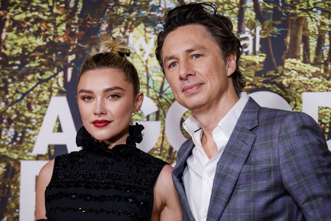 Florence Pugh and Zach Braff arrive at the 