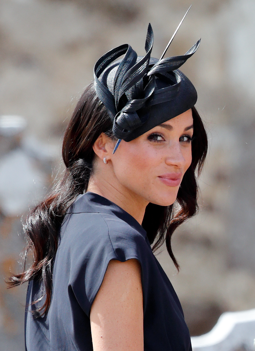 Meghan, Duchess of Sussex, attends the wedding of Charlie van Straubenzee and Daisy Jenks at the church of St. Mary the Virgin on August 4, 2018, in Frensham, England. | Source: Getty Images