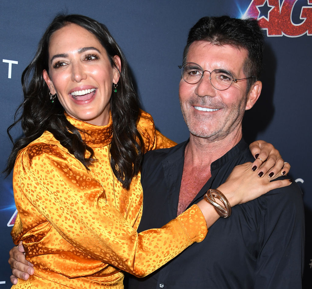Lauren Silverman and Simon Cowell attend the
