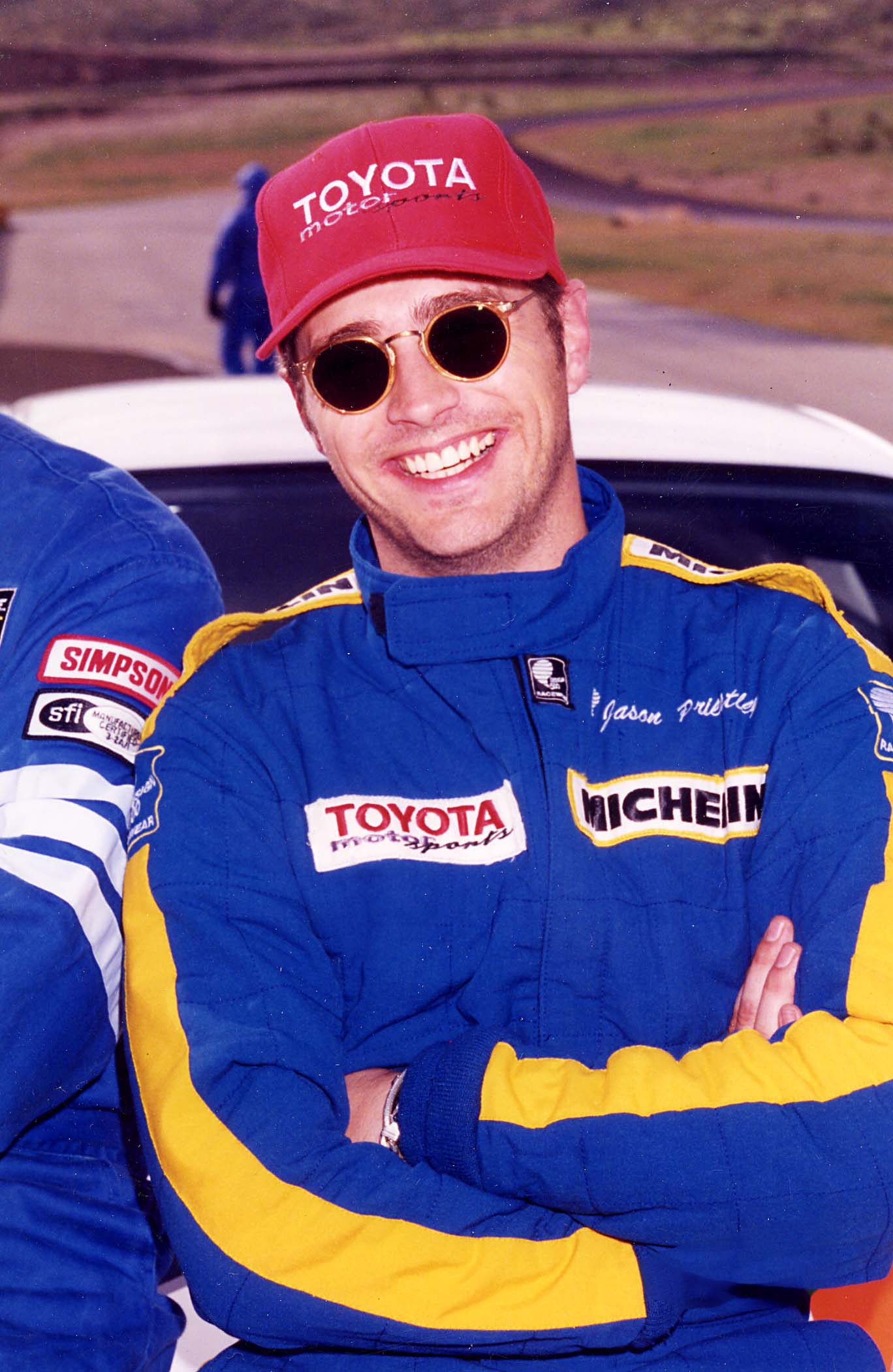 The actor photographed during a racing event on September 7, 1995 | Source: Getty images