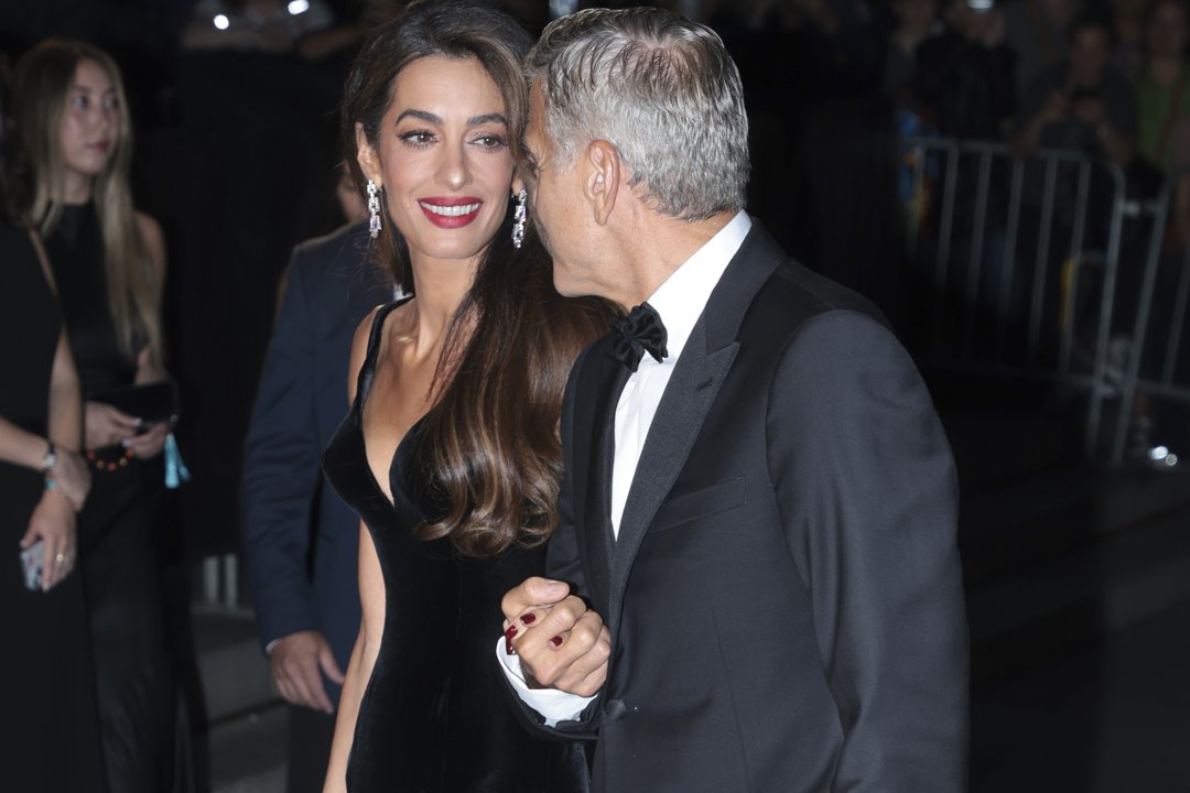 Amal and George Clooney attend the Albie Awards presented by the Clooney Foundation for Justice at the New York Public Library, on September 26, 2024 | Source: Getty Images