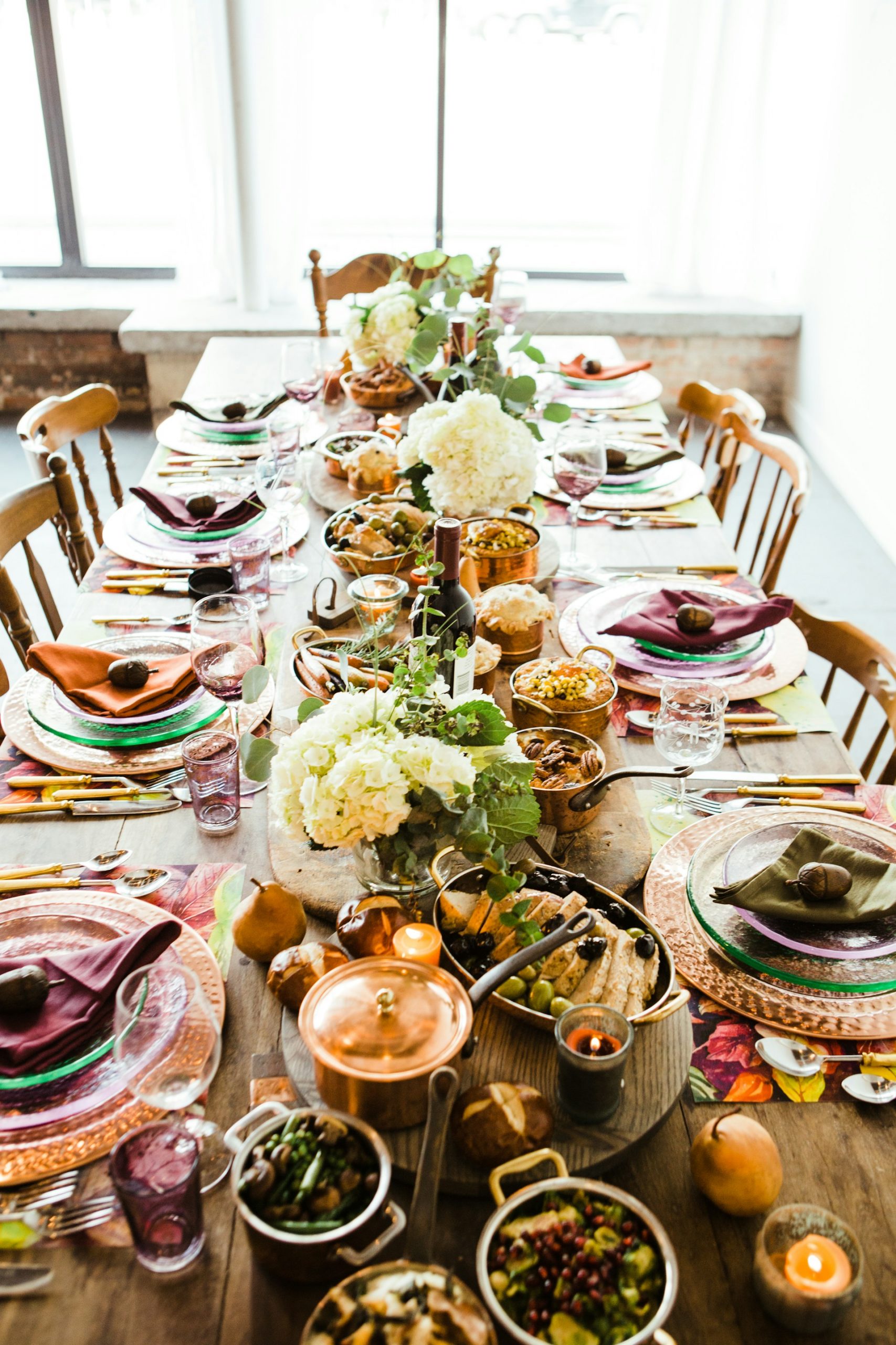 A table set with food and drinks | Source: Unsplash