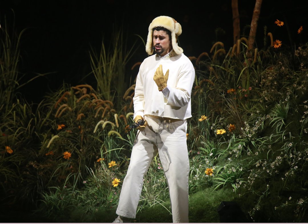 Bad Bunny performs live during 
