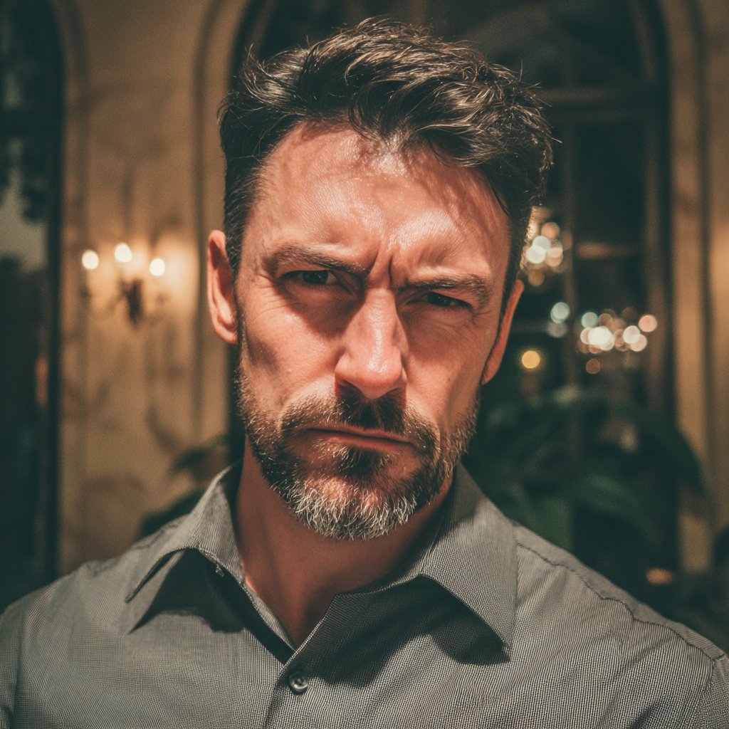 An angry man standing in a restaurant | Source: Midjourney