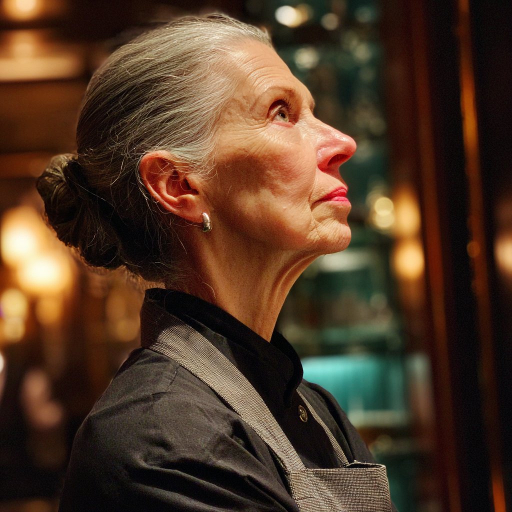 An older cleaning woman | Source: Midjourney