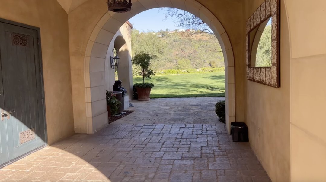 A view from Arnold Schwarzenegger's estate looking out toward the hills in a post dated April 9, 2024 | Source: Instagram/schwarzenegger